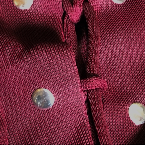 Adele & May Burgundy Sheer Top🌺 - Picture 9 of 13